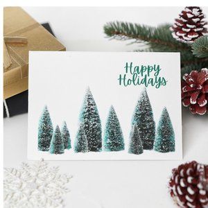 Handmade Variety pack of 4 Christmas Greeting Cards with different designs NWT